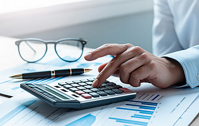 Financial analysis calculator and spreadsheets